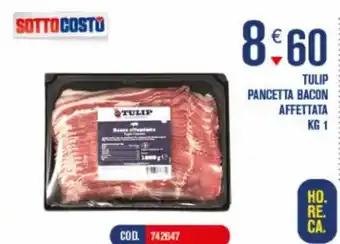 Adhoc Tulip Pancetta Bacon Affettata 1 kg offerta