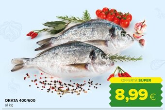 Tigre Orata 400/600 al kg offerta