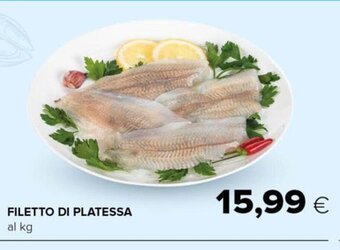 Tigre Filetto Di Platessa al kg offerta