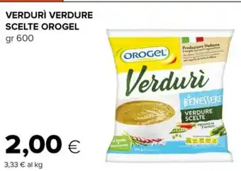 Tigre Orogel Verdurì Verdure Scelte 600 gr offerta