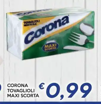 Alvama Corona Tovaglioli Maxi Scorta offerta