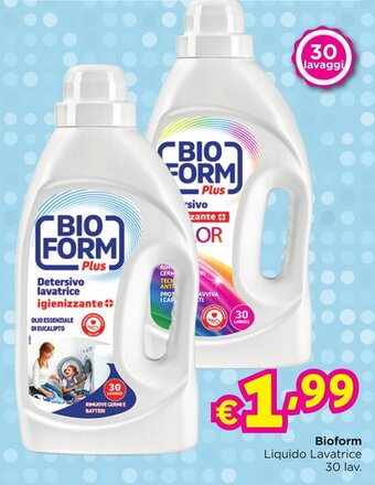 Saponi e profumi Bioform Liquido Lavatrice 30 lav. offerta