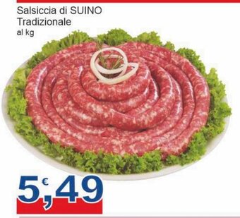 Salsiccia di Suino Tradizionale al kg