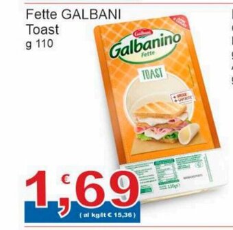 Sidis Galbani Fette Toast 110 g offerta