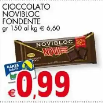 Novibloc Cioccolato Fondente 150 gr