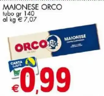 Orco Maionese tubo 140 gr