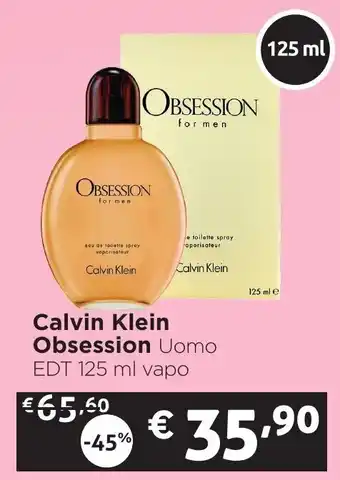Calvin Klein Obsession Uomo EDT 125 ml vapo