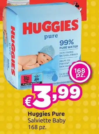 Huggies Pure Salviette Baby 168 pz.