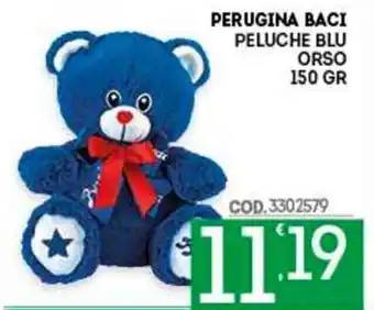 Perugina Baci Peluche Blu Orso 150 gr