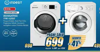 Sinergy Indesit Asciugatrice YTM1 182RXIT 8 kg offerta