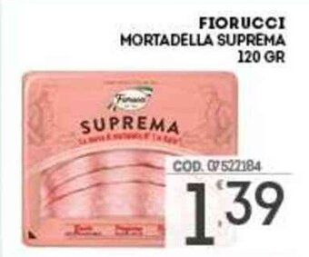 Fiorucci Mortadella Suprema 120 gr