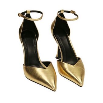 Primadonna Décolleté oro laminato, tacco 9,5 cm offerta
