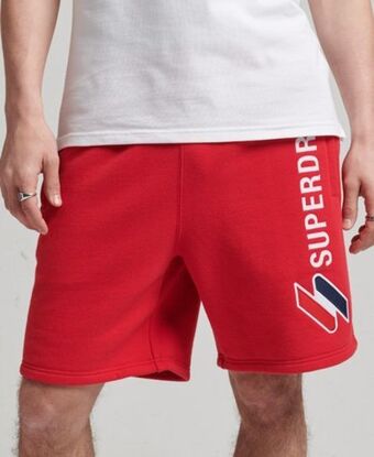 Superdry Pantaloncini felpati con applicazione code offerta