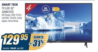 Sinergy Smart Tech TV LED 32''32HN10T2 offerta