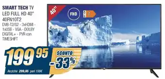 Sinergy Smart Tech TV LED Full HD 40'' 40FN10T2 offerta