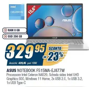 Sinergy Asus Notebook F515MA-EJ877W offerta