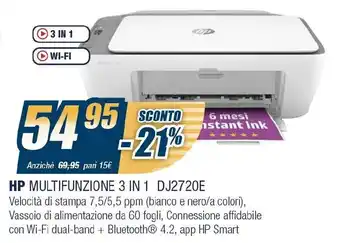 Sinergy HP Multifunzione 3 in 1 DJ2720E offerta