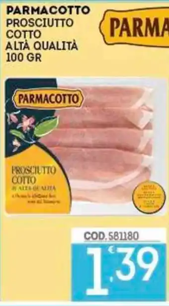 Eurocash Parmacotto Prosciutto cotto alta qualità 100 gr offerta