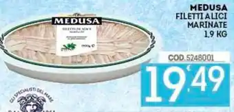 Medusa Filetti Alici Marinate 1.9 kg