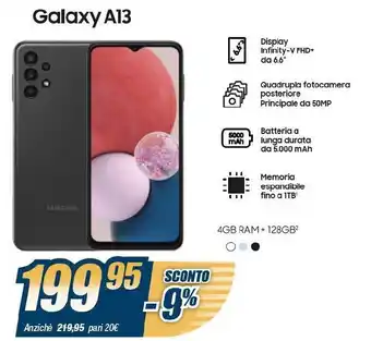 Sinergy Galaxy A13 offerta