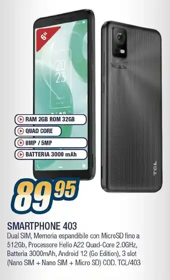 Sinergy Smartphone 403 offerta
