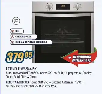 Sinergy Forno IFW5844PIX offerta
