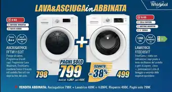 Sinergy Asciugatrice FFTM1182IT offerta