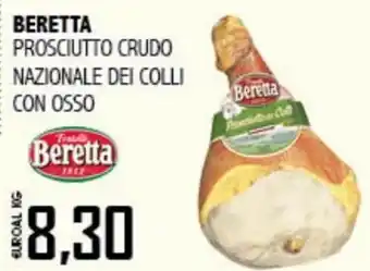 Big Food Beretta Prosciutto Crudo Nazionale Dei Collim con Osso offerta