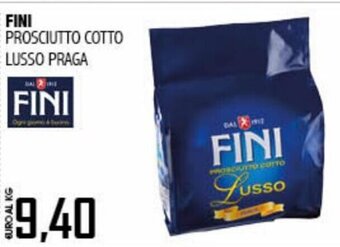 Big Food Fini Prosciutto Cotto Lusso Praga offerta