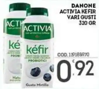Eurocash Danone Activia Kefir Vari gusti 320 gr offerta
