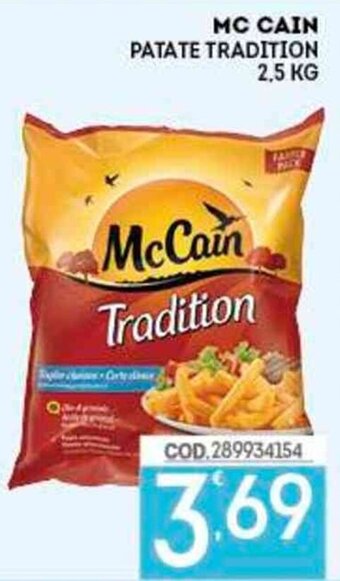 Eurocash Mc Cain Patate Tradition 2,5 kg offerta