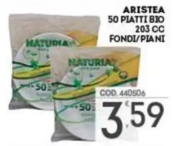 Eurocash Aristea 50 Piatti Bio 203 cc Fondi/Piani offerta