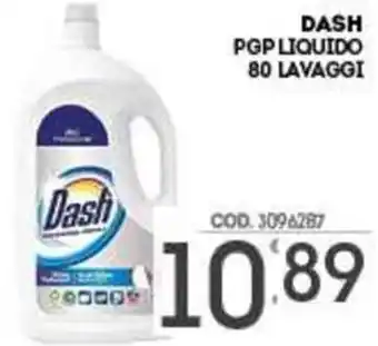 Eurocash Dash PGP Liquido 80 lavaggi offerta