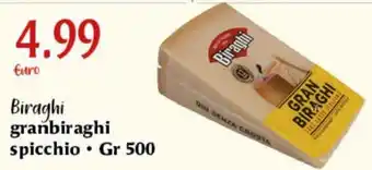 Big Food Biraghi Gran Biraghi spicchio 500 gr. offerta