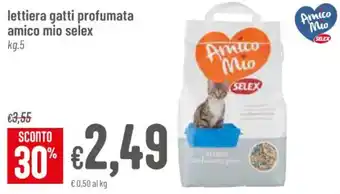 Pan Selex Amico mio lettiera gatti profumata kg. 5 offerta
