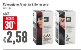 Armonia & Benessere Colorazione vari tipi