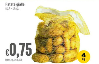 Pan Patate gialle kg. 4 offerta
