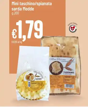 Mini taschino/spianata sarda Modde g. 200