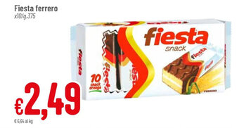 Fiesta ferrero x10/g. 375