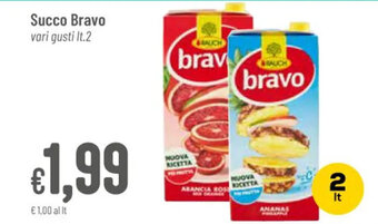 Pan Succo Bravo vari gusti lt. 2 offerta