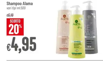 Alama Shampoo vari tipi ml. 500