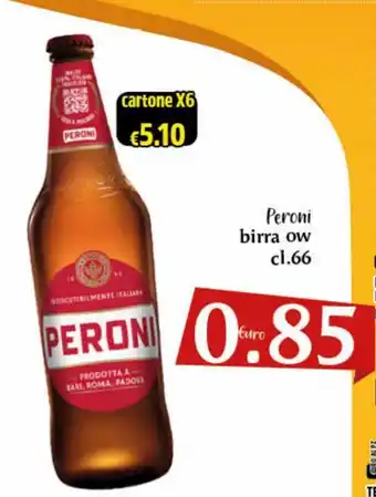 Big Food Peroni birra ow 66 cl offerta