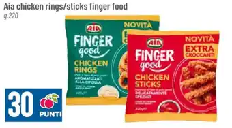 Pan Aia chicken rings/sticks finger food g. 220 offerta