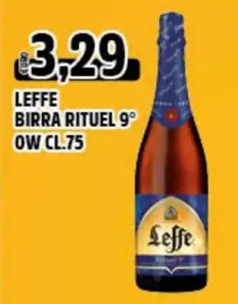 Big Food Leffe Birra Rituel 9° Ow 75 cl offerta