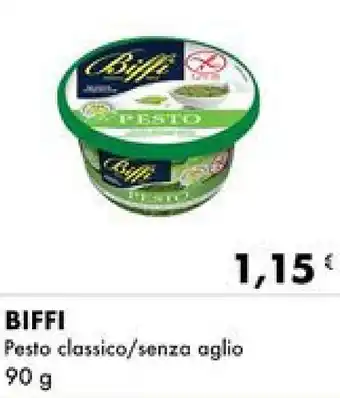 Iper Tosano Biffi Pesto classico/senza aglio 90 g offerta