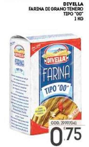Eurocash Divella Farina di Grano Tenero Tipo "00" 1 kg offerta