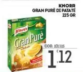 Eurocash Knorr Gran Purè di Patate 225 gr offerta