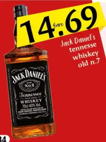 Jack Daniel's tennesse whiskey old n.7