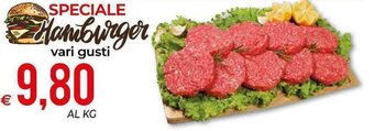 MD Discount Speciale Hamburger vari gusti offerta