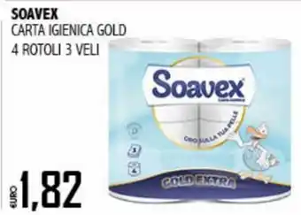 Big Food Soavex Carta Igienica Gold 4 Rotoli 2 veli offerta